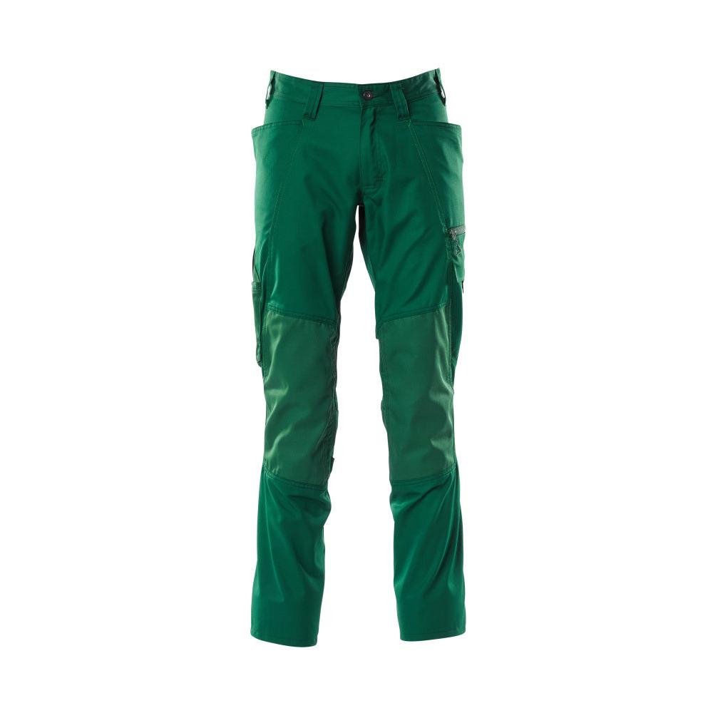 Pantalón con bolsillos en las rodillas, pantalón extra ligero, verde