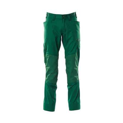 Pantalón con bolsillos en las rodillas, pantalón extra ligero, verde