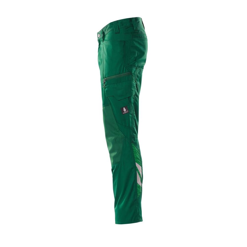 Pantalón con bolsillos en las rodillas, pantalón extra ligero, verde