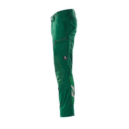 Pantalón con bolsillos en las rodillas, pantalón extra ligero, verde