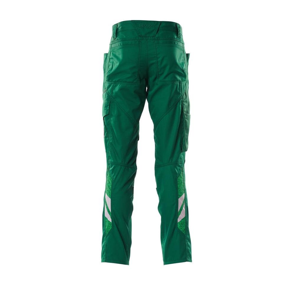Pantalón con bolsillos en las rodillas, pantalón extra ligero, verde