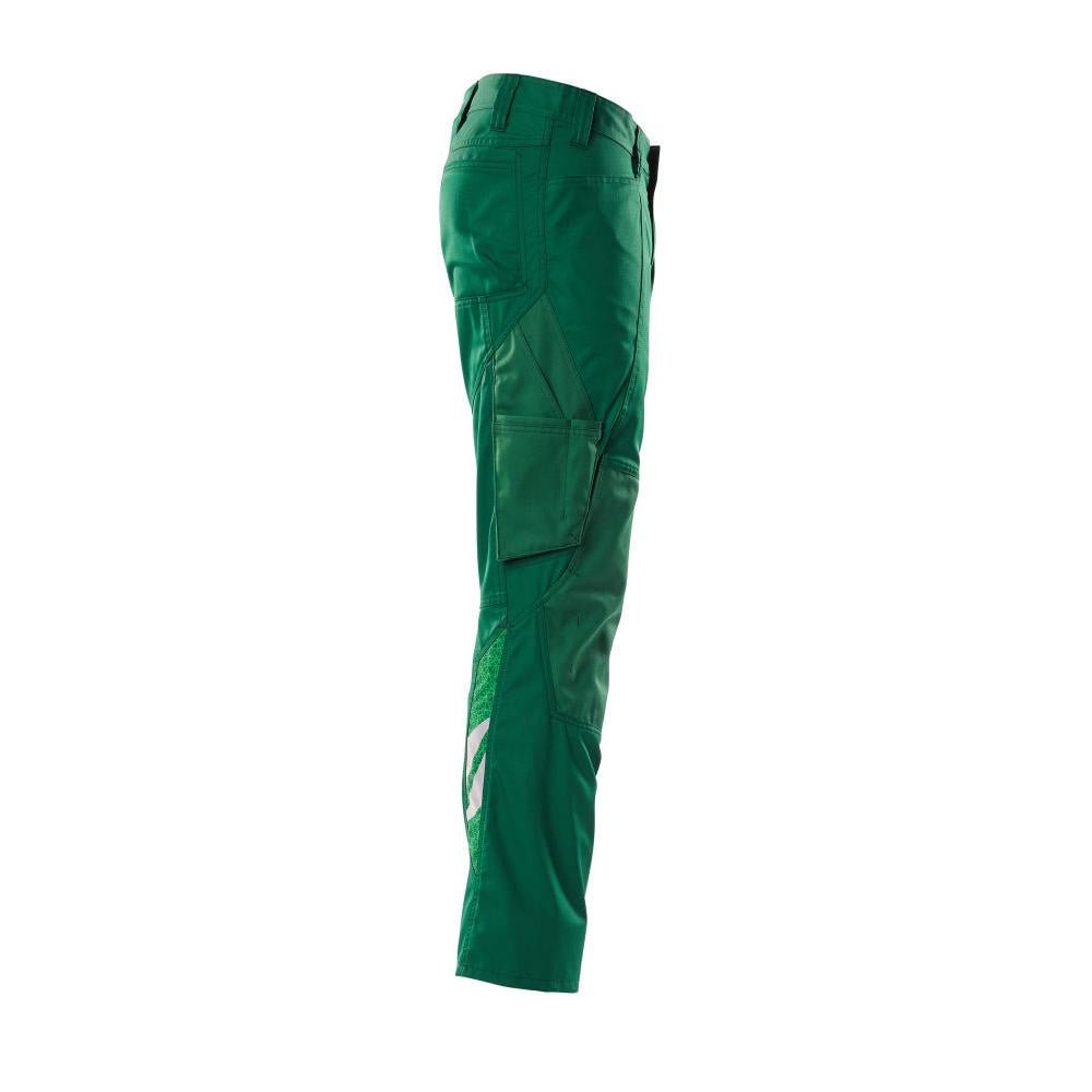 Pantalón con bolsillos en las rodillas, pantalón extra ligero, verde