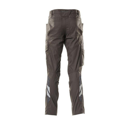Pantalón con bolsillos en las rodillas, pantalón extra claro, antracita oscuro
