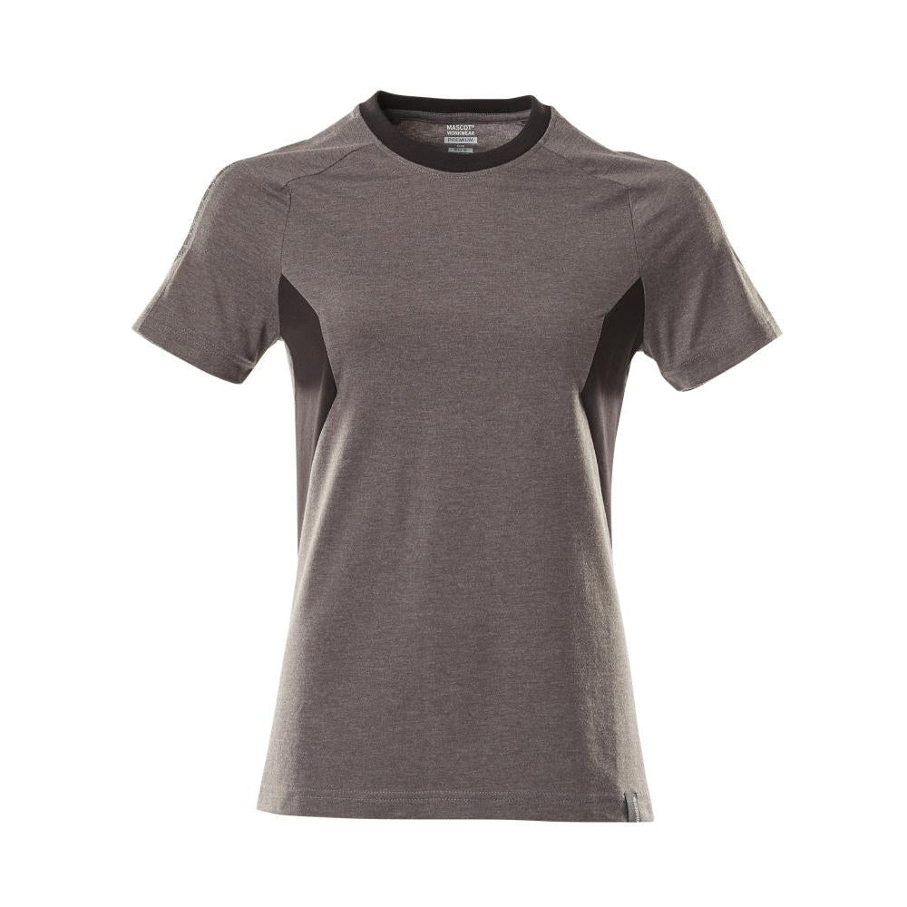 Camiseta mujer, antracita oscuro/negro