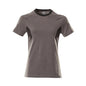 Camiseta mujer, antracita oscuro/negro