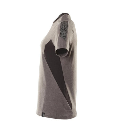 Camiseta mujer, antracita oscuro/negro