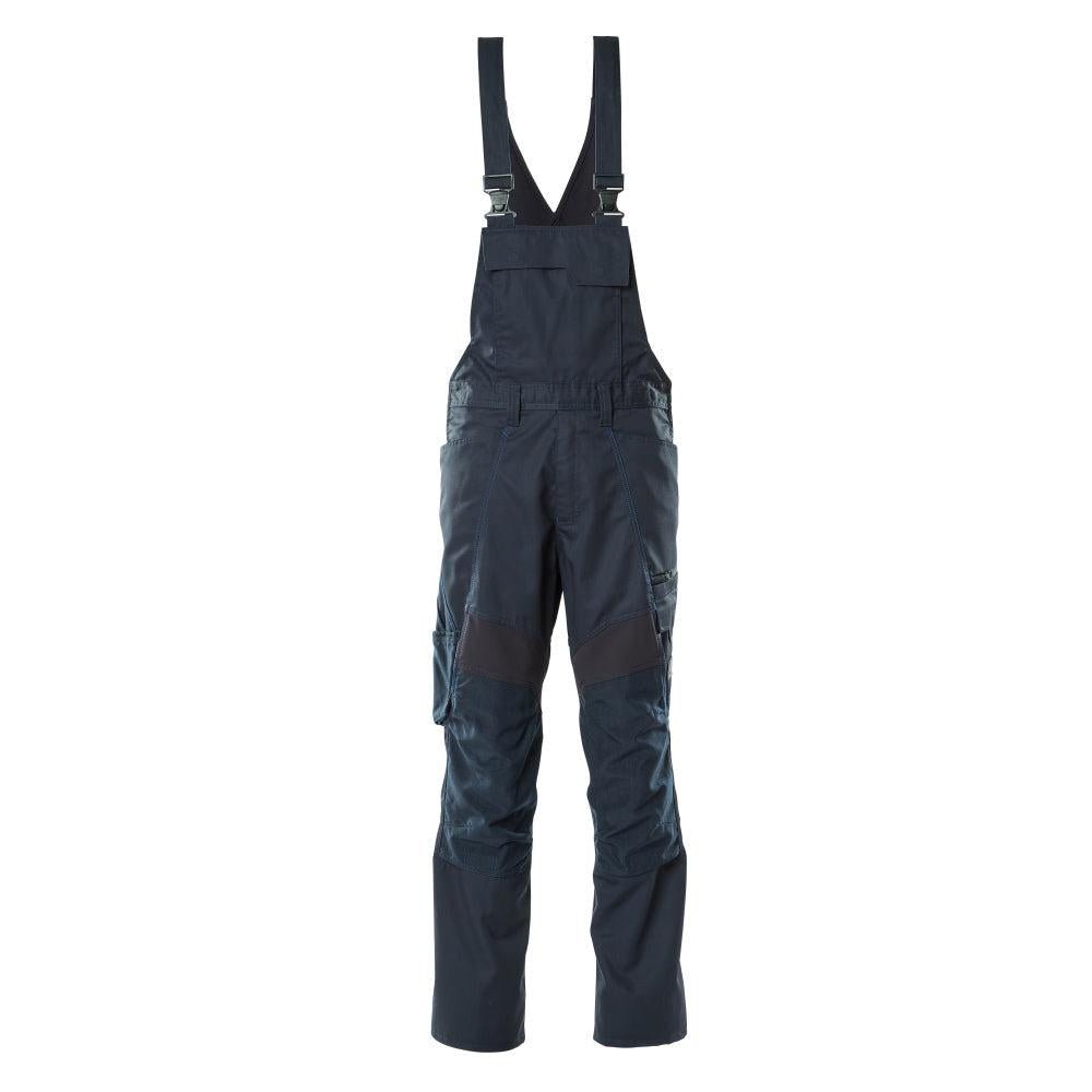 Peto, bolsillos en las rodillas, aplicaciones elásticas Peto, negro-azul