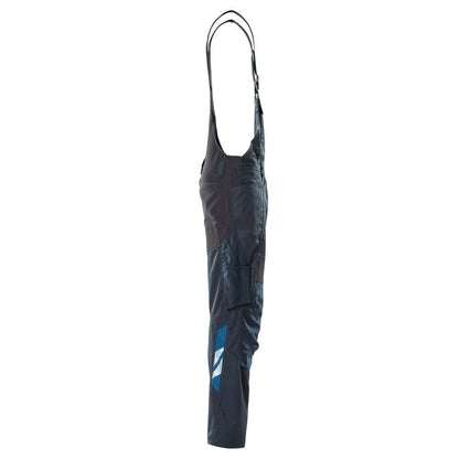 Peto, bolsillos en las rodillas, aplicaciones elásticas Peto, negro-azul