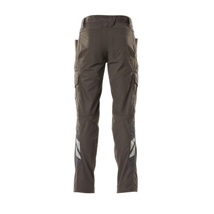 Pantalones, bolsillos en los muslos, pantalones con aplicaciones elásticas, antracita oscuro