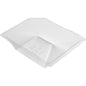 The Polardeli rPET Mini 100 ml bowl from Duni GmbH is a clear, rectangular container (102x80x24 mm) with slightly slanted sides and recycling symbols on the bottom - ideal as sustainable food packaging. Package: 720 pieces.