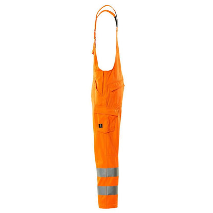 Dungarees, plain dungarees, hi-vis orange