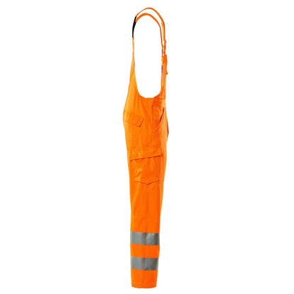 Dungarees, plain dungarees, hi-vis orange