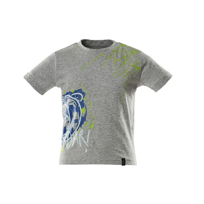 Camiseta para niño con estampado Camiseta para niño gris jaspeado