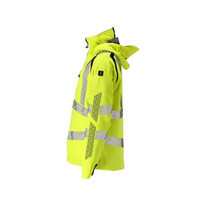 Chaqueta rígida con forro ligero.