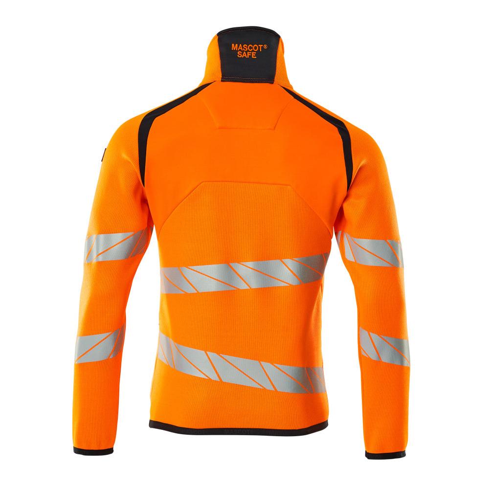 Jersey de punto con cremallera corta