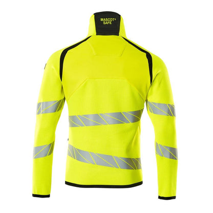 Jersey de punto con cremallera corta