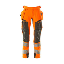 Pantalón con bolsillos colgantes, pantalón ULTIMATE STRETCH, naranja alta visibilidad/antracita oscuro