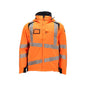 Winter jacket CLIMASCOT®, light weight winter jacket, hi-vis orange/black-blue