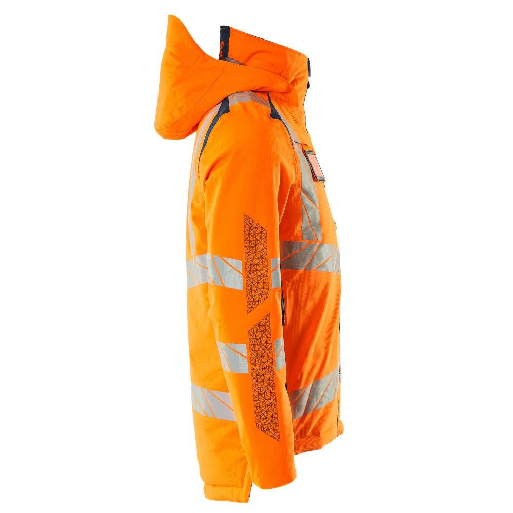 Chaqueta de invierno CLIMASCOT®, chaqueta de invierno ligera, naranja de alta visibilidad/petróleo oscuro