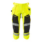Three-quarter pants, hanging pockets, stretch three-quarter pants