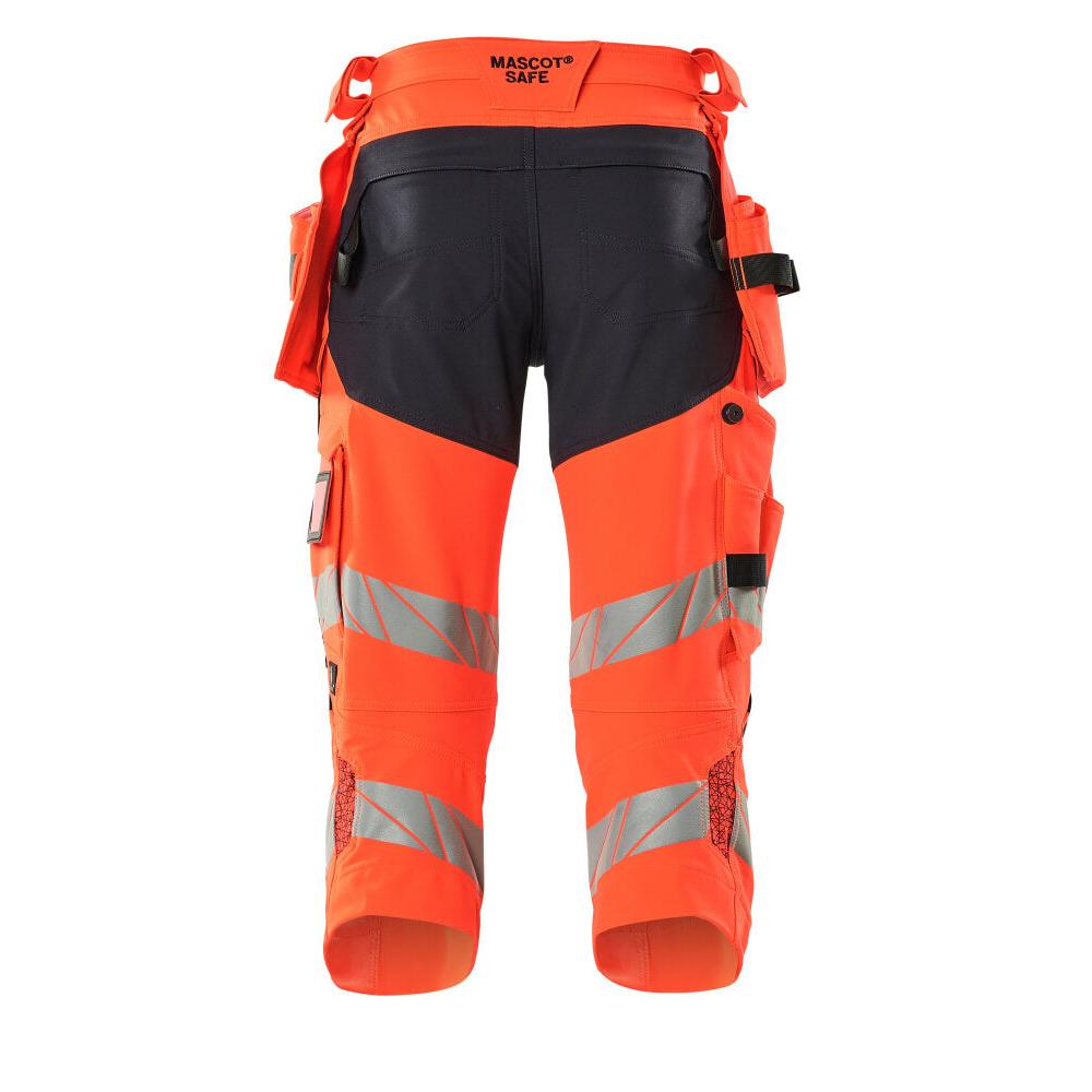 Pantalón tres cuartos, bolsillos colgantes, pantalón tres cuartos elástico