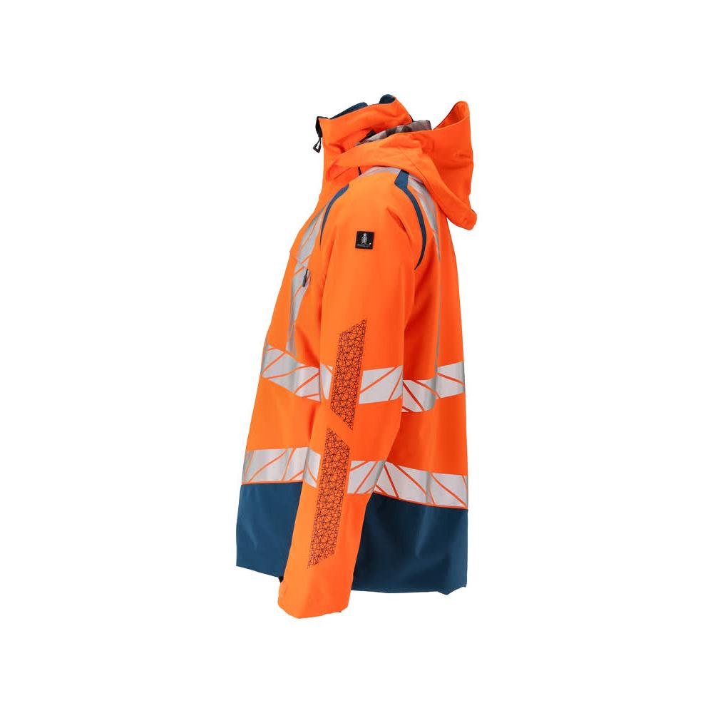 Chaqueta rígida con forro ligero.