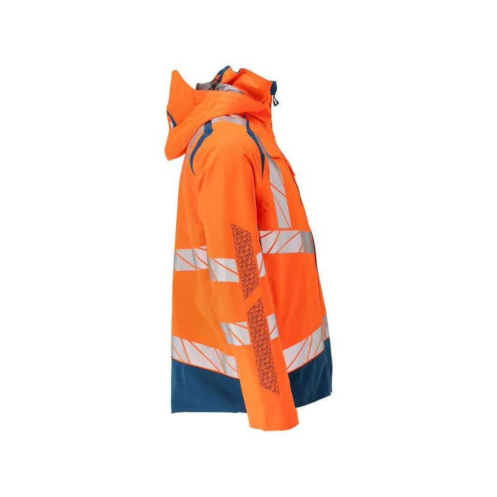 Chaqueta rígida con forro ligero.