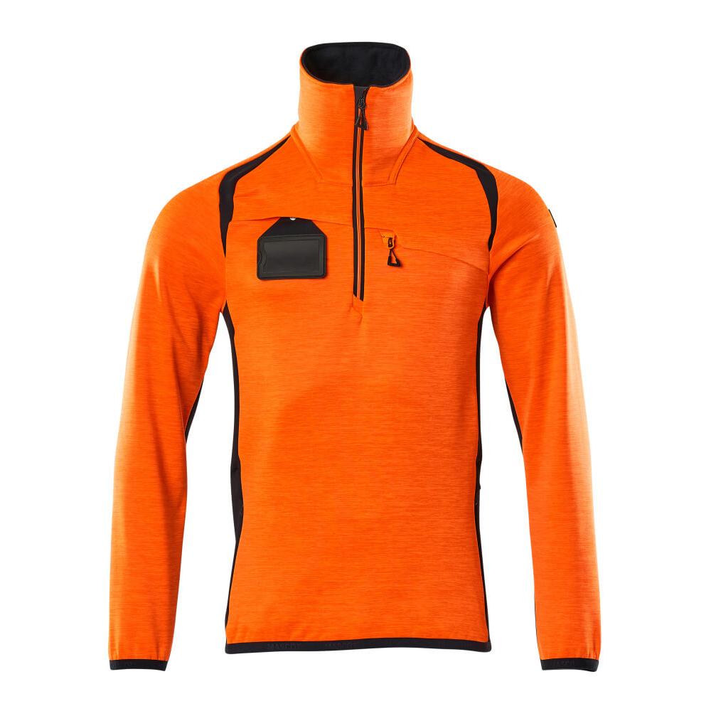 Jersey polar con chaqueta micropolar con cremallera corta