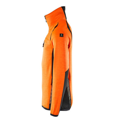 Jersey polar con chaqueta micropolar con cremallera corta