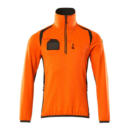 Jersey polar con chaqueta micropolar con cremallera corta