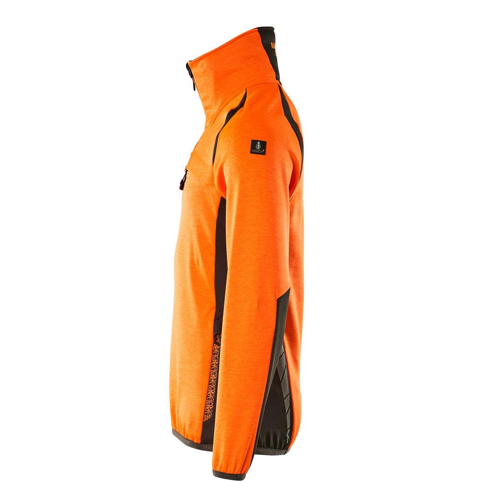 Jersey polar con chaqueta micropolar con cremallera corta