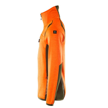 Jersey polar con chaqueta micropolar con cremallera corta