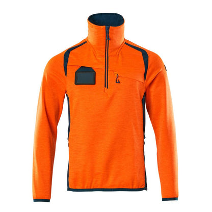 Jersey polar con chaqueta micropolar con cremallera corta