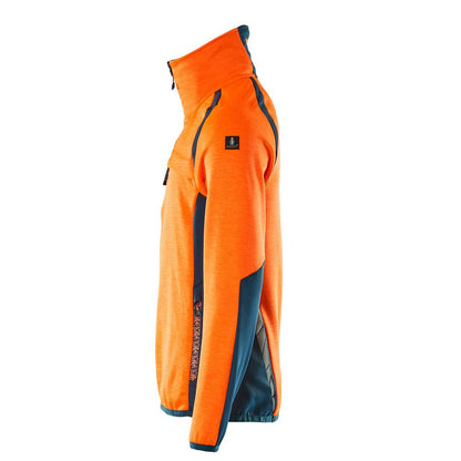 Jersey polar con chaqueta micropolar con cremallera corta