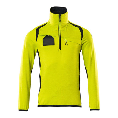 Jersey polar con chaqueta micropolar con cremallera corta