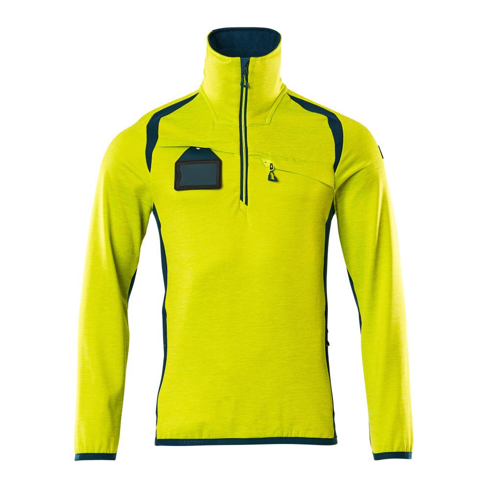 Jersey polar con chaqueta micropolar con cremallera corta