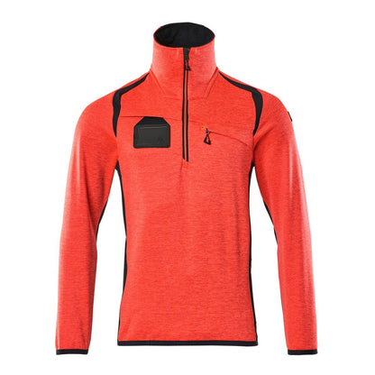 Jersey polar con chaqueta micropolar con cremallera corta