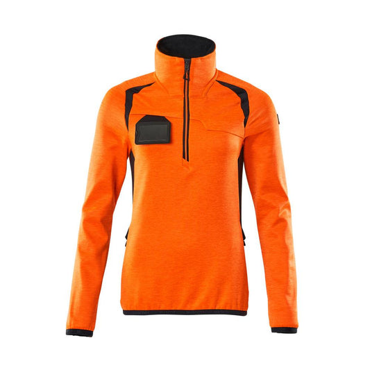 Jersey polar con cremallera corta, chaqueta micropolar para mujer