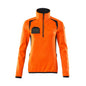 Jersey polar con cremallera corta, chaqueta micropolar para mujer