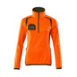 Jersey polar con cremallera corta, chaqueta micropolar para mujer