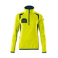 Jersey polar con cremallera corta, chaqueta micropolar para mujer