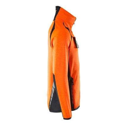 Fleece pullover with zip microfleece jacket