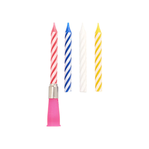 Die PAPSTAR Musikkerze "Happy Birthday" (12 cm, bunt) von PAPSTAR GmbH wird mit Ersatzkerzen geliefert. Ideal für eine festliche Geburtstagstorte und beinhaltet eine bunte Musikkerze in Blisterverpackung.