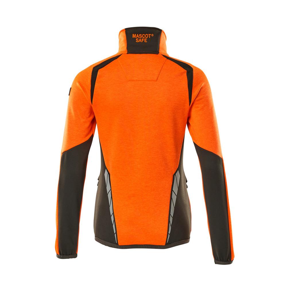 Fleece pullover with zip, women's microfleece jacket