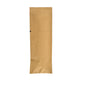 The SACCHETTO resealable 250x85 mm from Duni GmbH is a brown, rectangular paper bag with a center seam and resealable closure - ideal for environmentally friendly packaging. Pack of 100 pieces, EcoEcho.