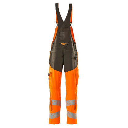 Dungarees, knee pockets, stretch inserts dungarees