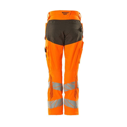 Pantalones, mujer, DIAMOND, bolsillos en las rodillas, pantalones elásticos