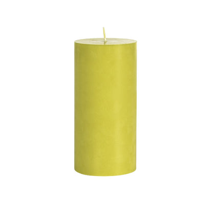 The Duni GmbH pillar candles, made from 100% stearin, is a tall cylindrical candle (150 x 70 mm) with a flat top and centered wick - an eco-friendly candle option for your home, burning for approx. 50 hours.