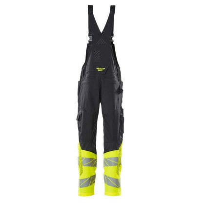 Dungarees, knee pockets, stretch inserts dungarees