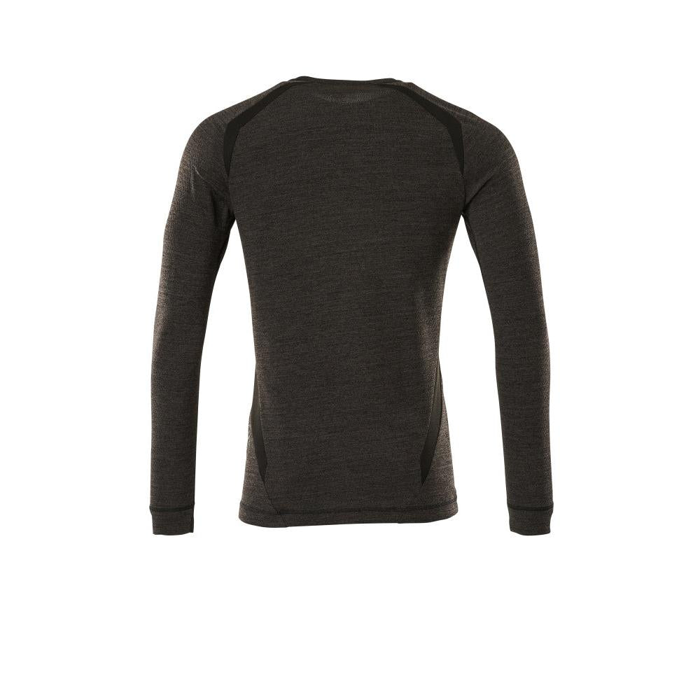 Functional undershirt, light weight functional undershirt, dark anthracite/black